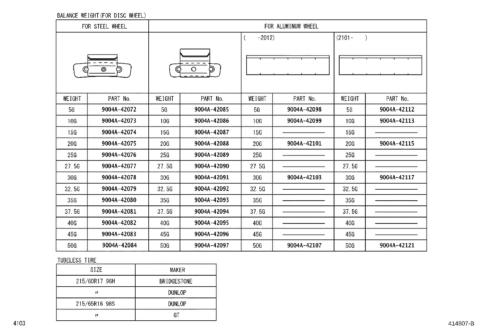 42611-B4070 WHEEL, DISC (FOR SPARE) product image