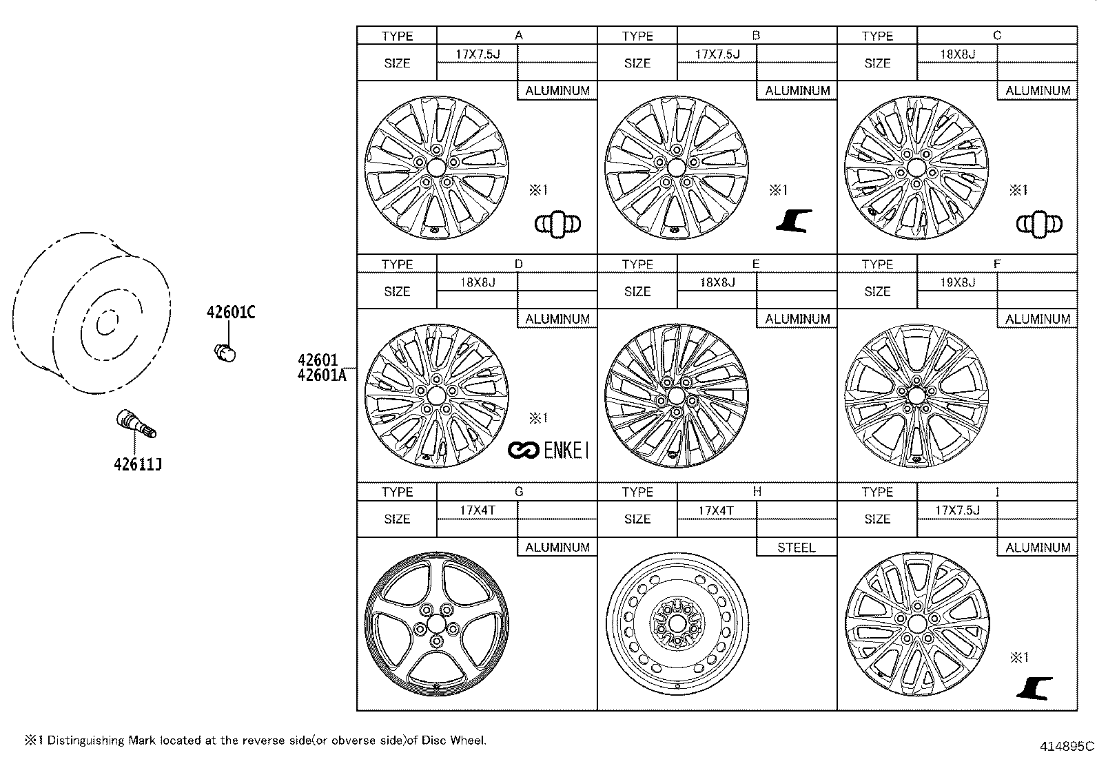 Toyota 42607-48010 VALVE SUB-ASSY, TIRE PRESSURE MONITOR