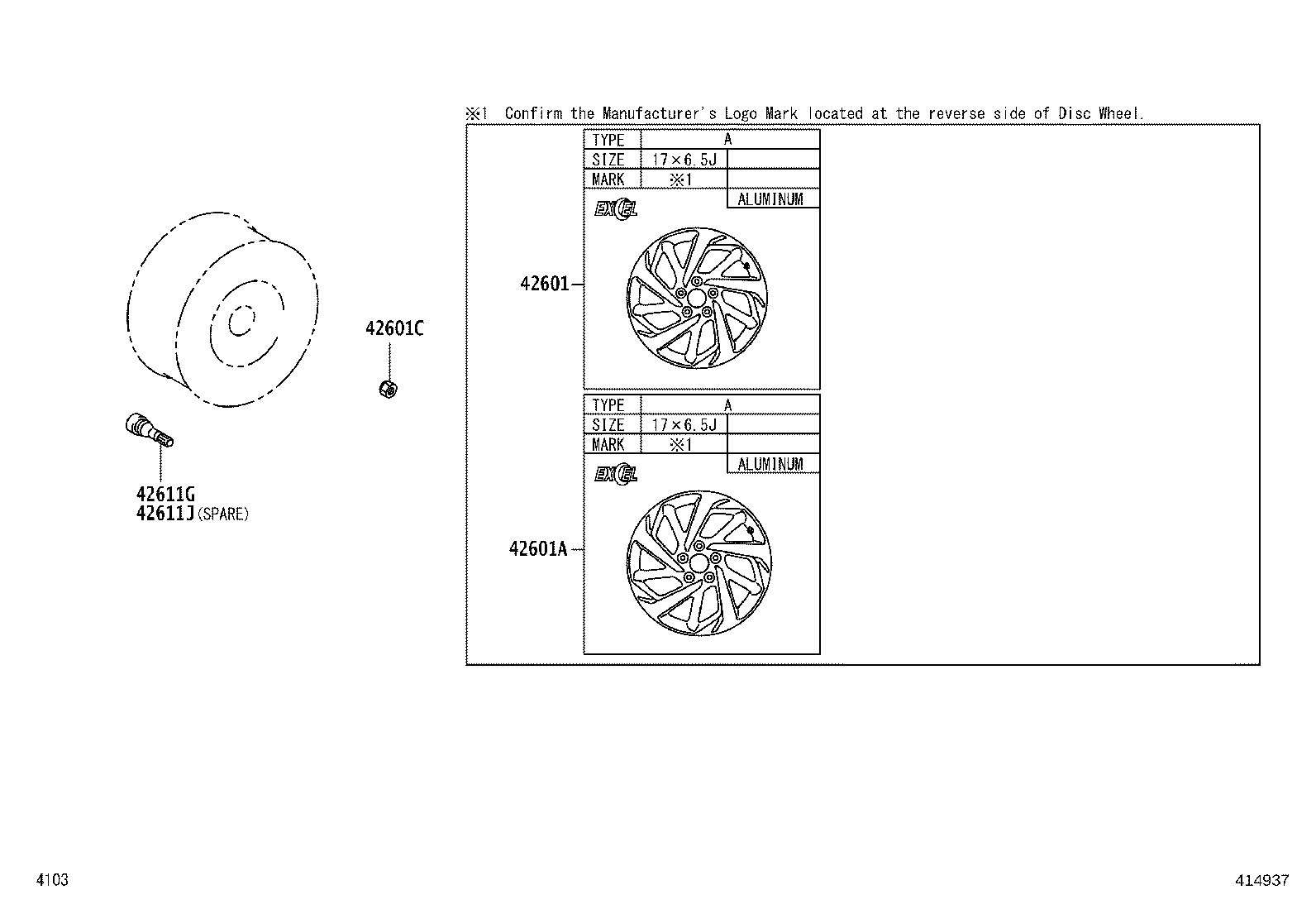 9004A-94004 VALVE (FOR TUBELESS TIRE) product image