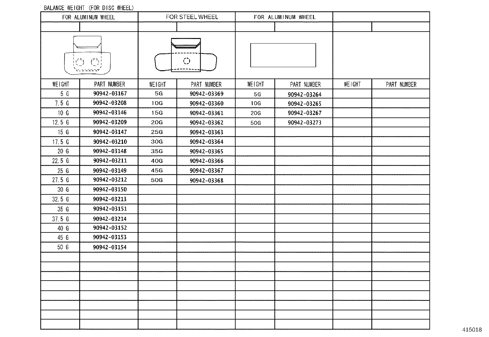 42611-0L040 WHEEL, DISC product image