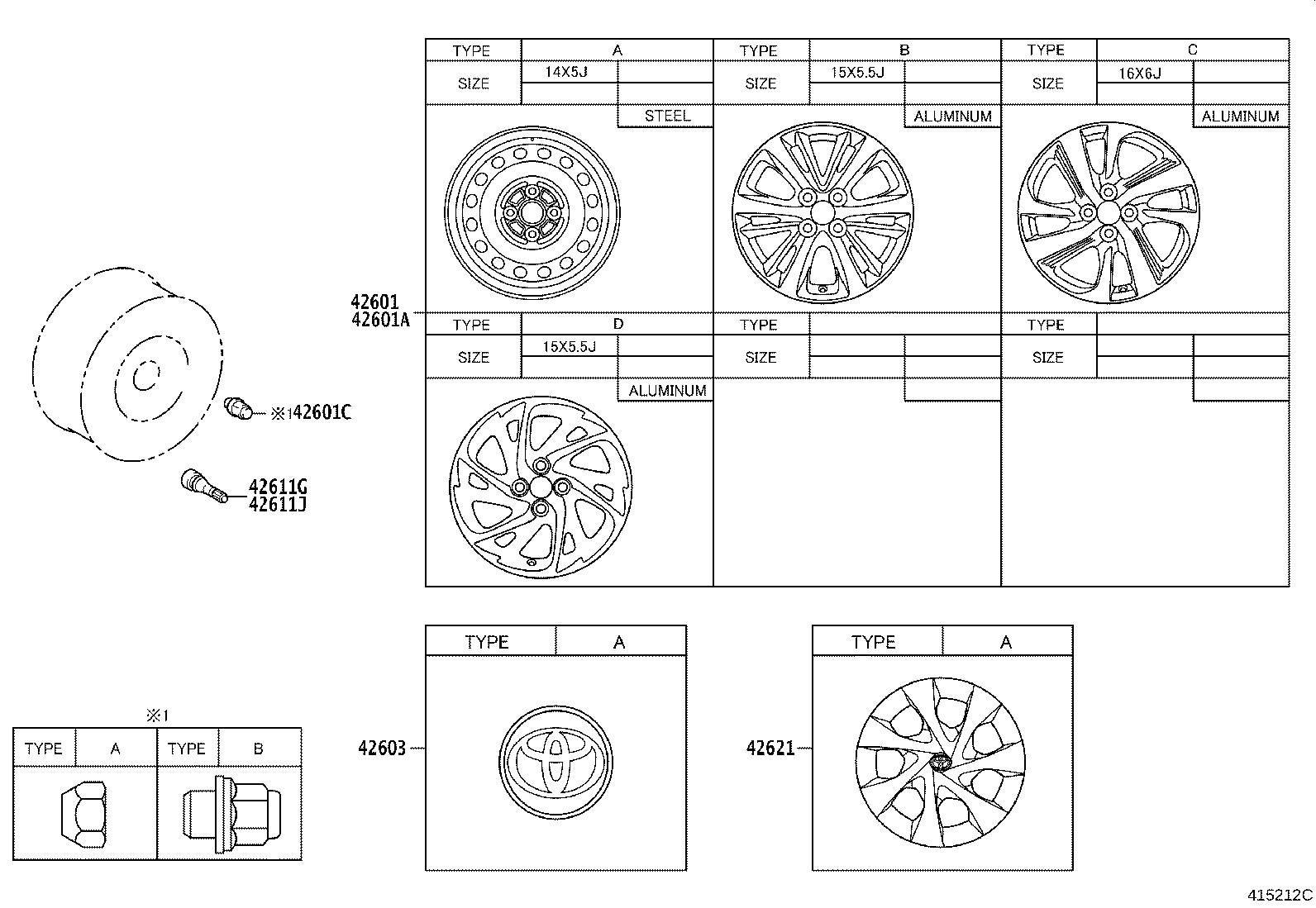42611-0DM20 WHEEL, DISC product image