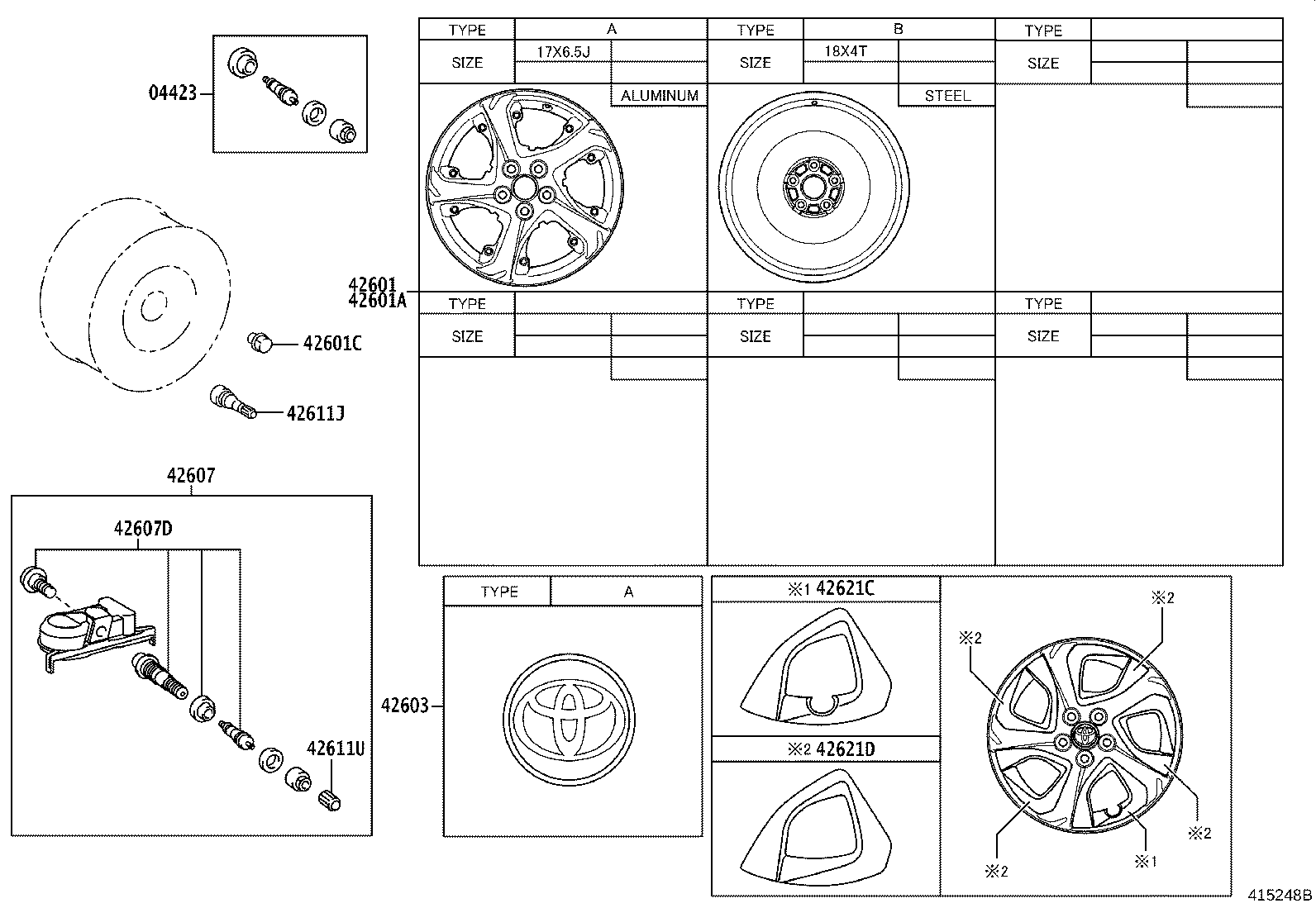 42602-F4050 Toyota Reference Part product image