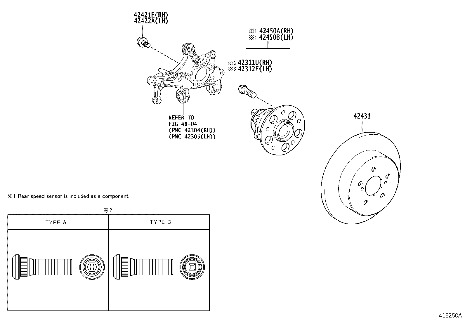 42431-F4040 DISC, REAR product image