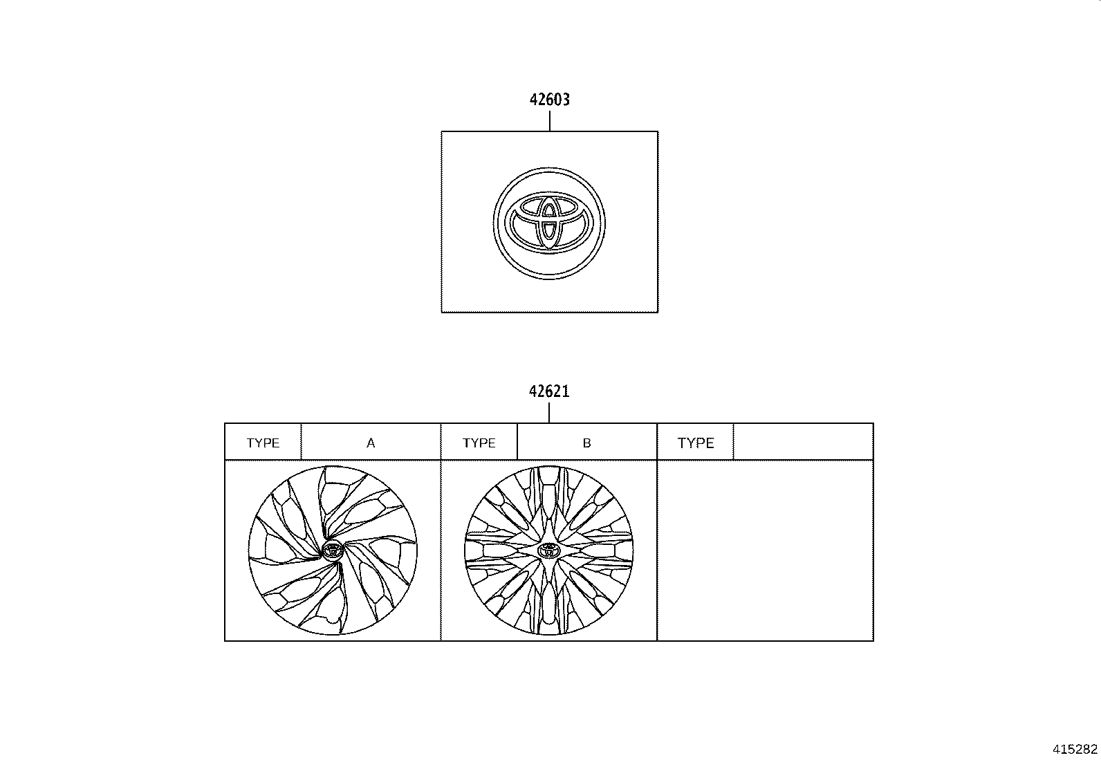 42602-K0010 CAP, WHEEL product image