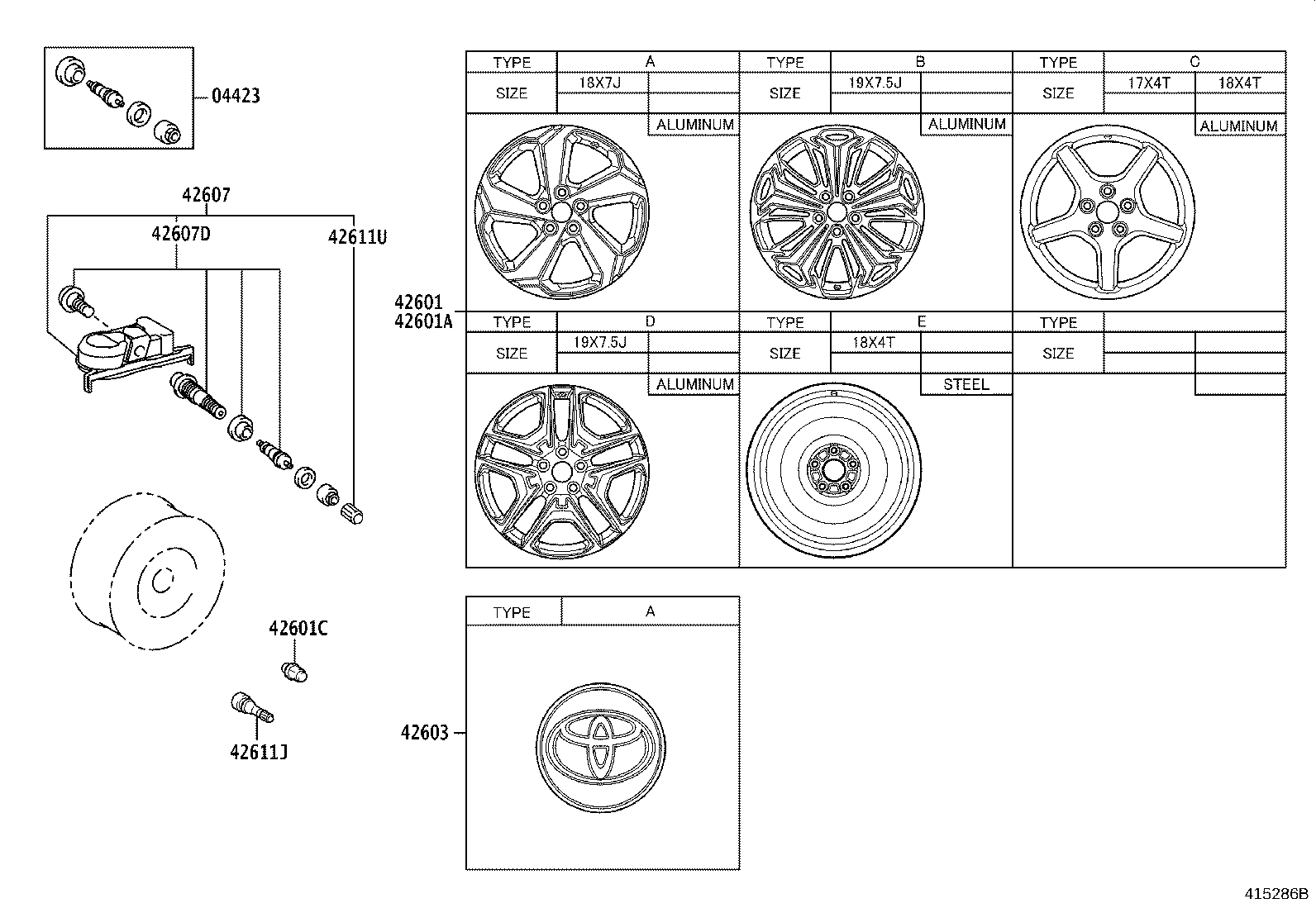42611-42600 WHEEL, DISC product image
