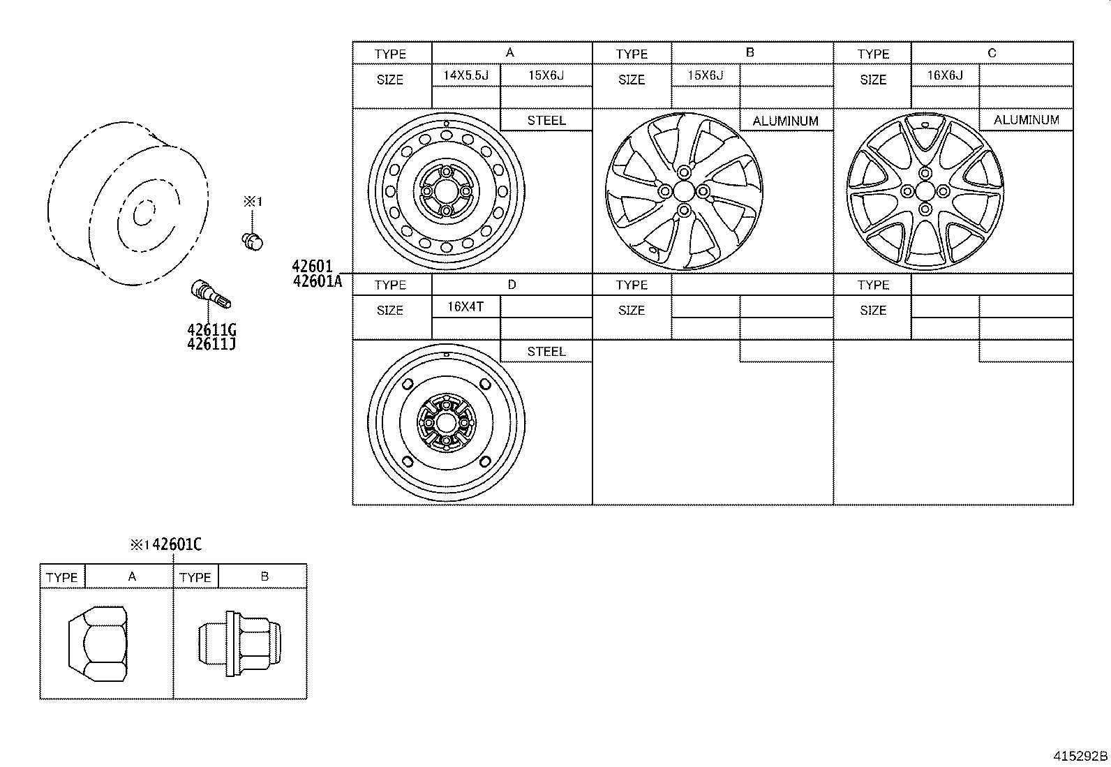 42602-K0010 CAP, WHEEL product image