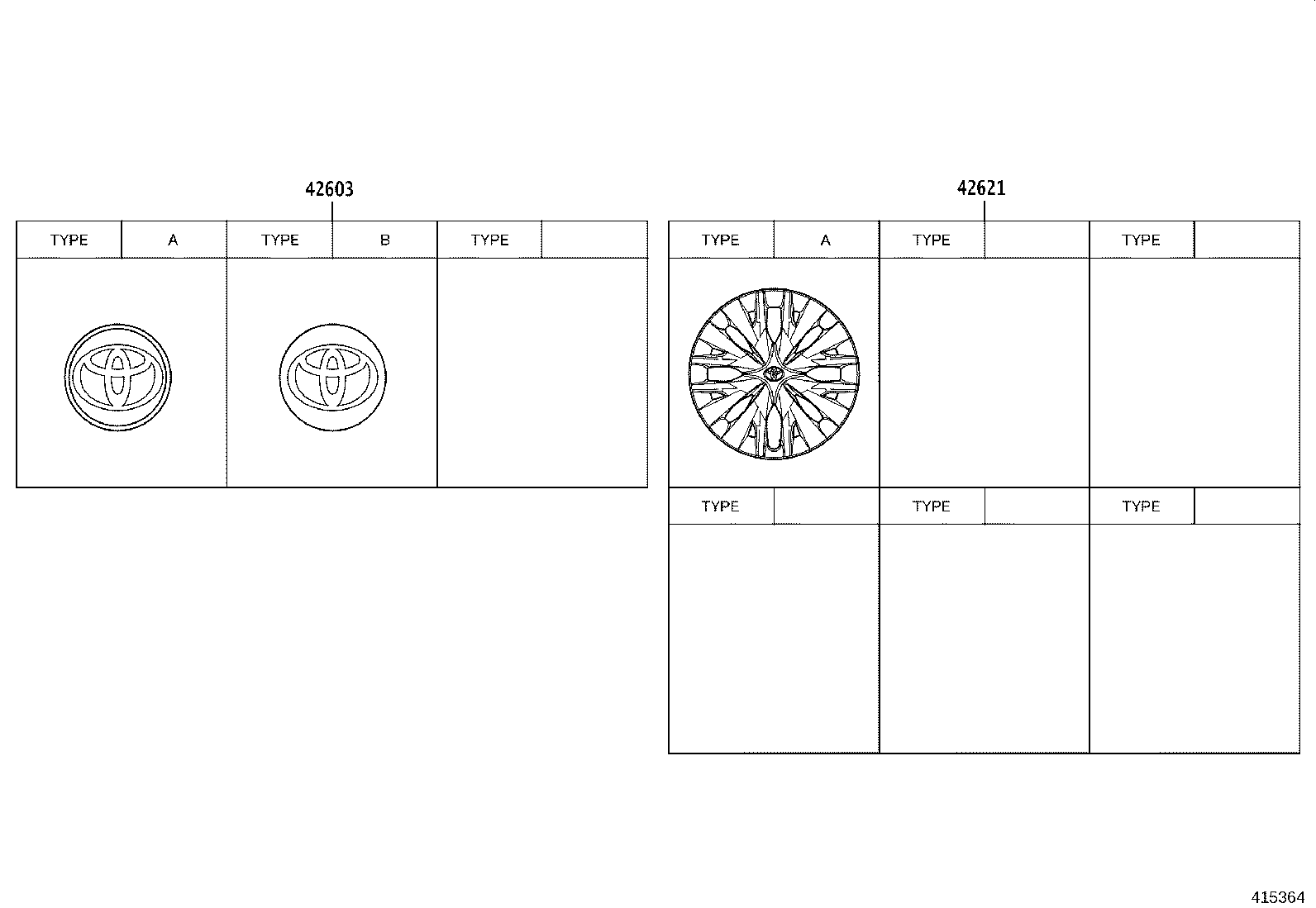 4261B-0D020 WHEEL, DISC (FOR SPARE) product image