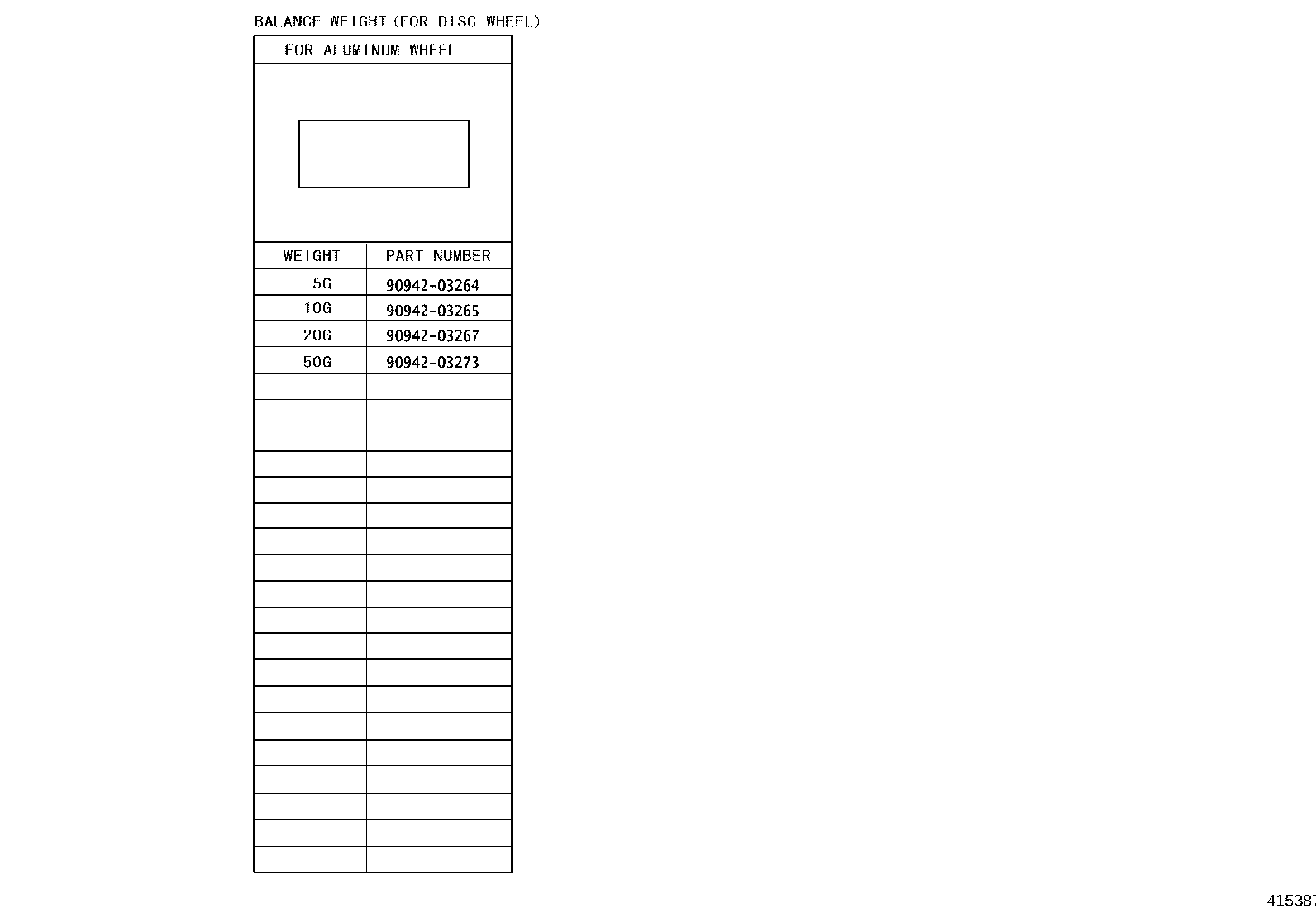 4260B-60490 ORNAMENT SUB-ASSY, WHEEL HUB product image