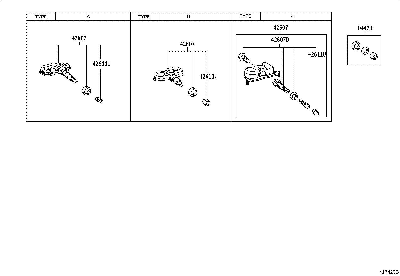 Thumbnail 2 for 42607-0E030