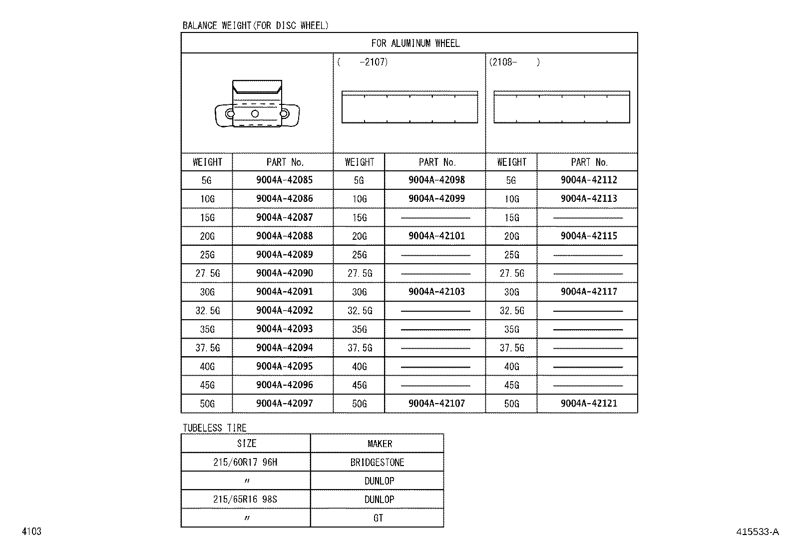 42611-B4070 WHEEL, DISC (FOR SPARE) product image
