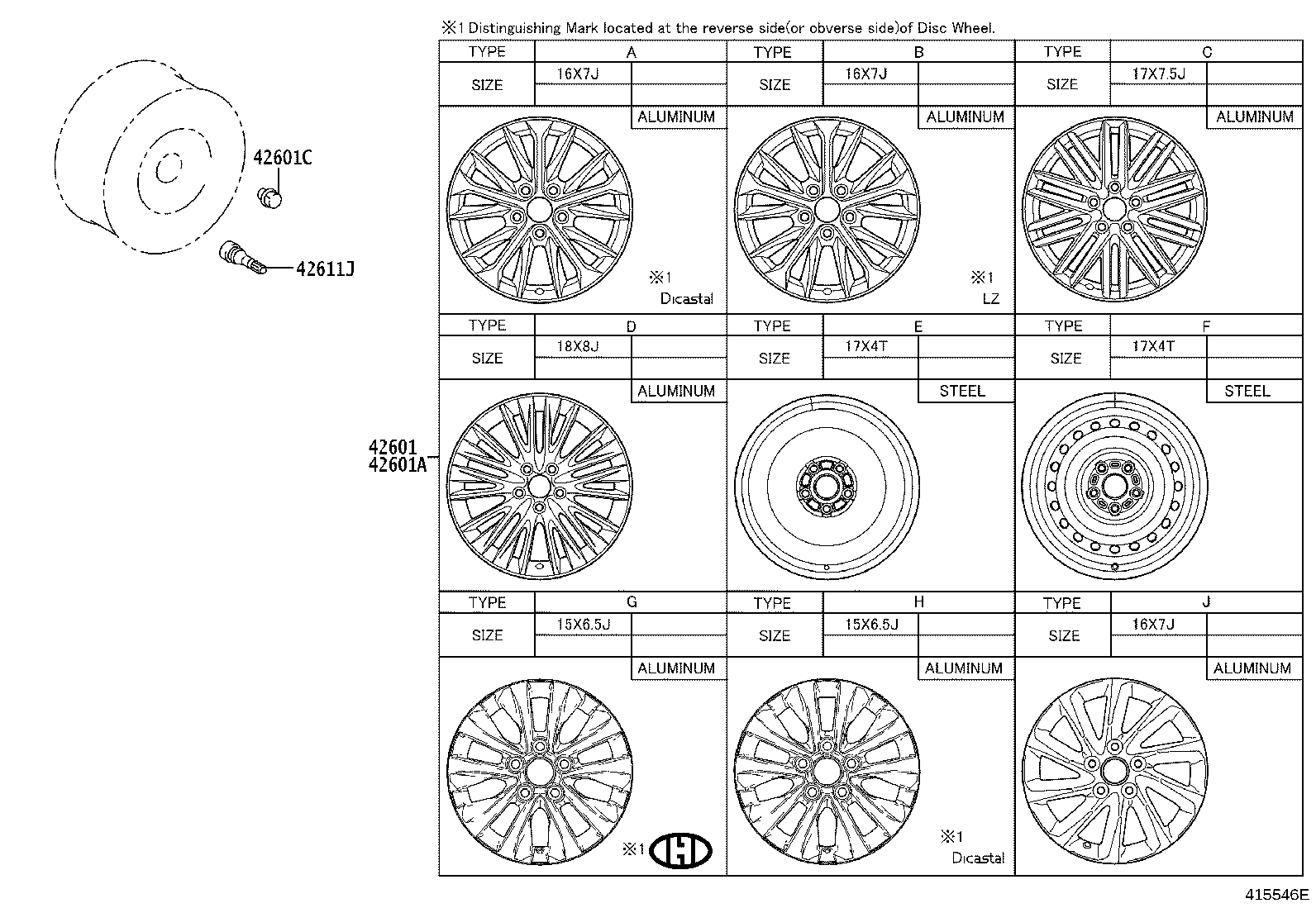 42607-02110 VALVE SUB-ASSY, TIRE PRESSURE MONITOR product image