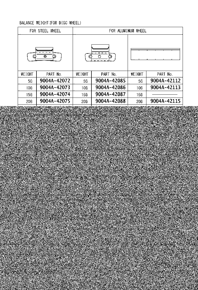 42602-BZ140 CAP, WHEEL product image
