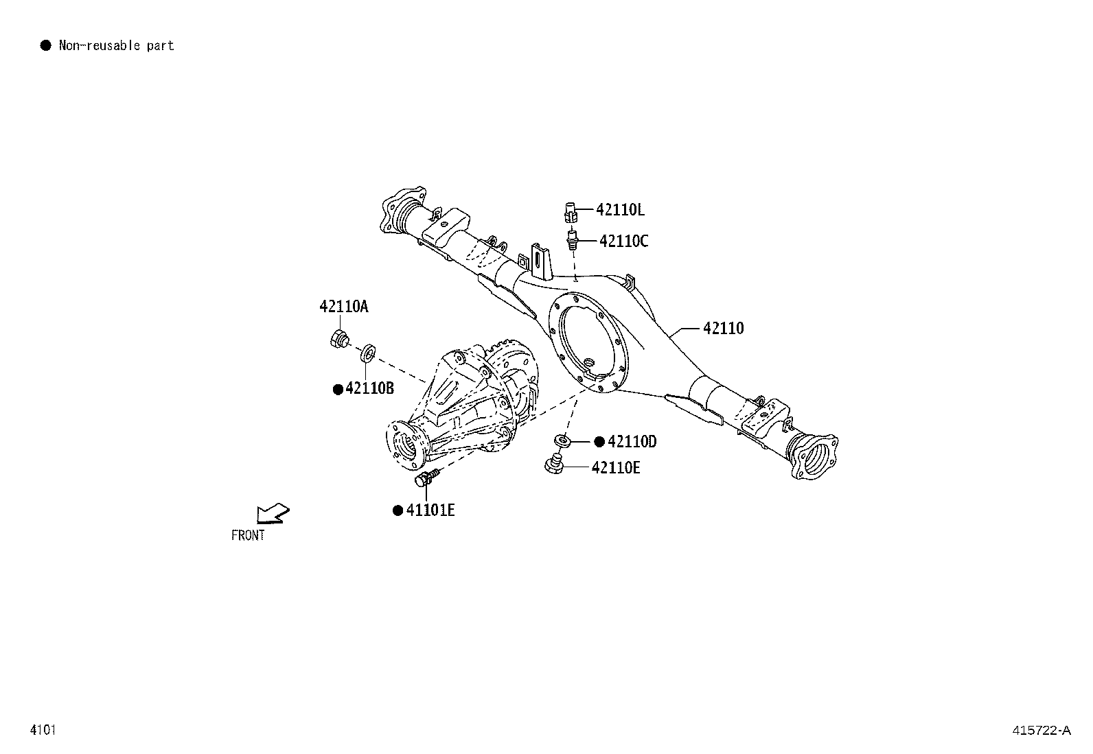 9004A-20046 WASHER, PLATE (FOR REAR DRIVE PINION) product image
