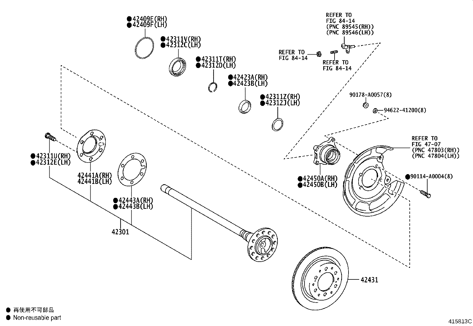 Toyota 42431-0C020 DISC, REAR