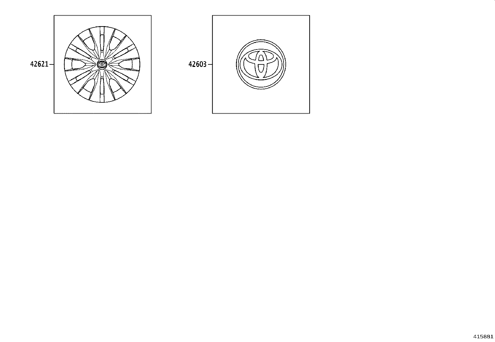 4261B-0D010 WHEEL, DISC (FOR SPARE) product image