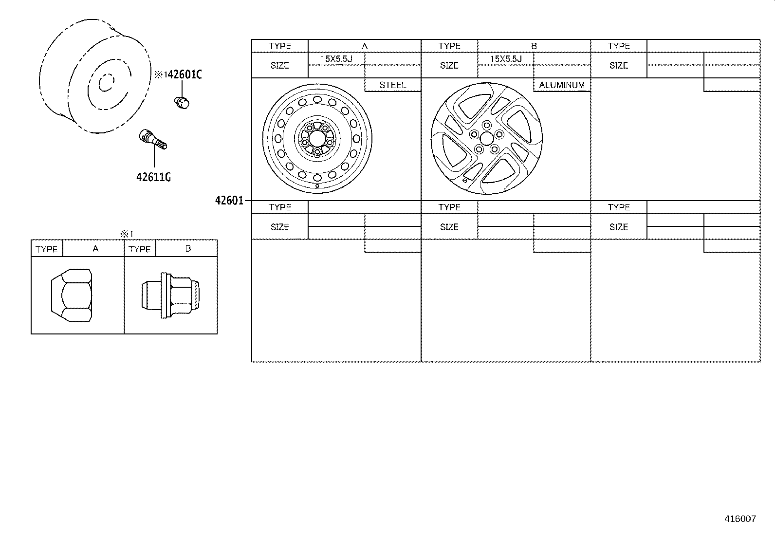 42611-52D30 WHEEL, DISC product image