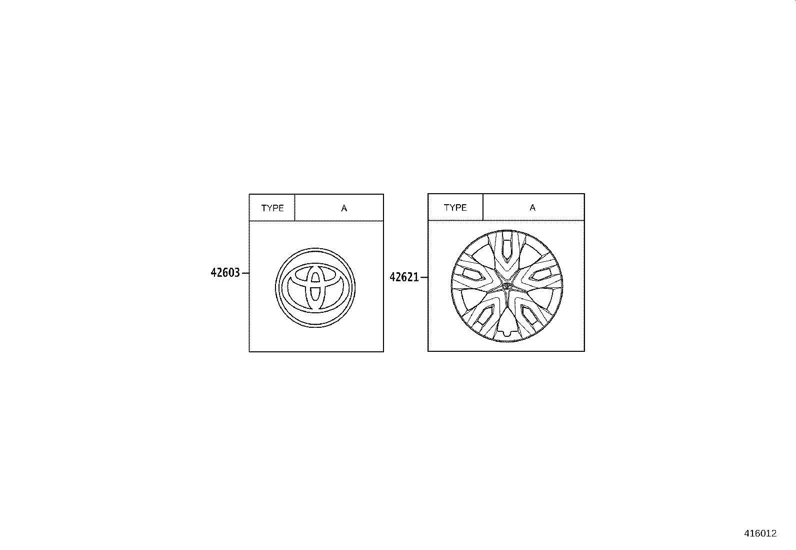 4261B-42010 WHEEL, DISC (FOR SPARE) product image