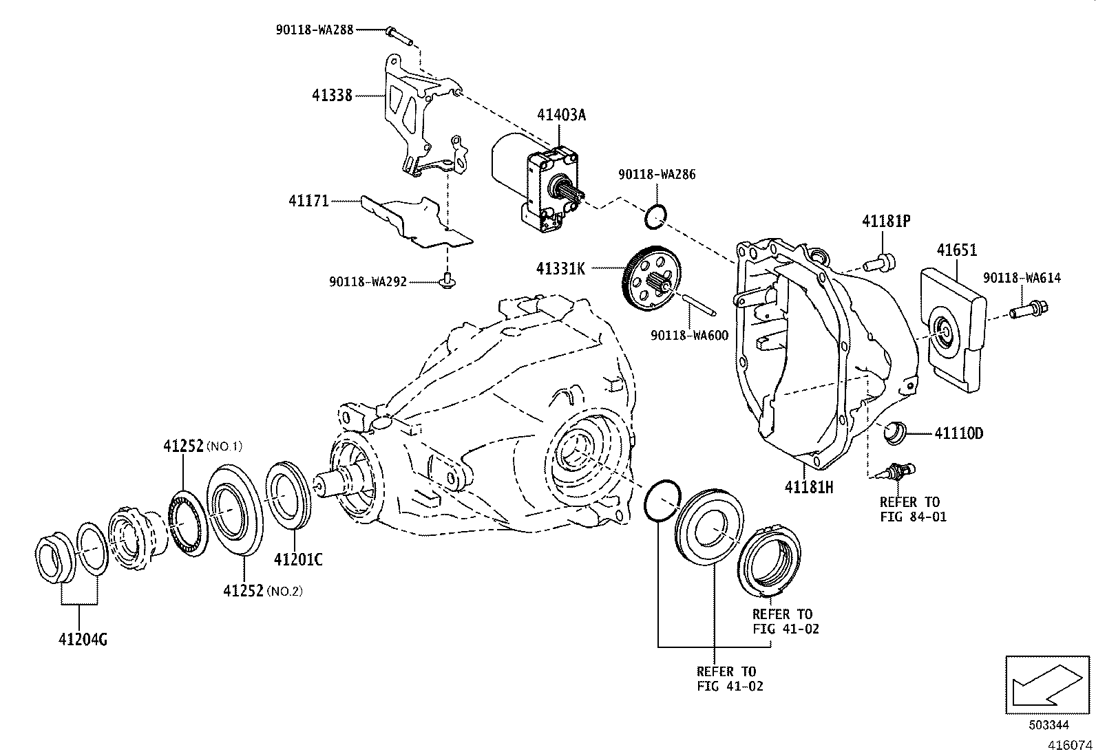 41400-WAA02 MOTOR SUB-ASSY, TORQUE TRANSFER MODULE product image