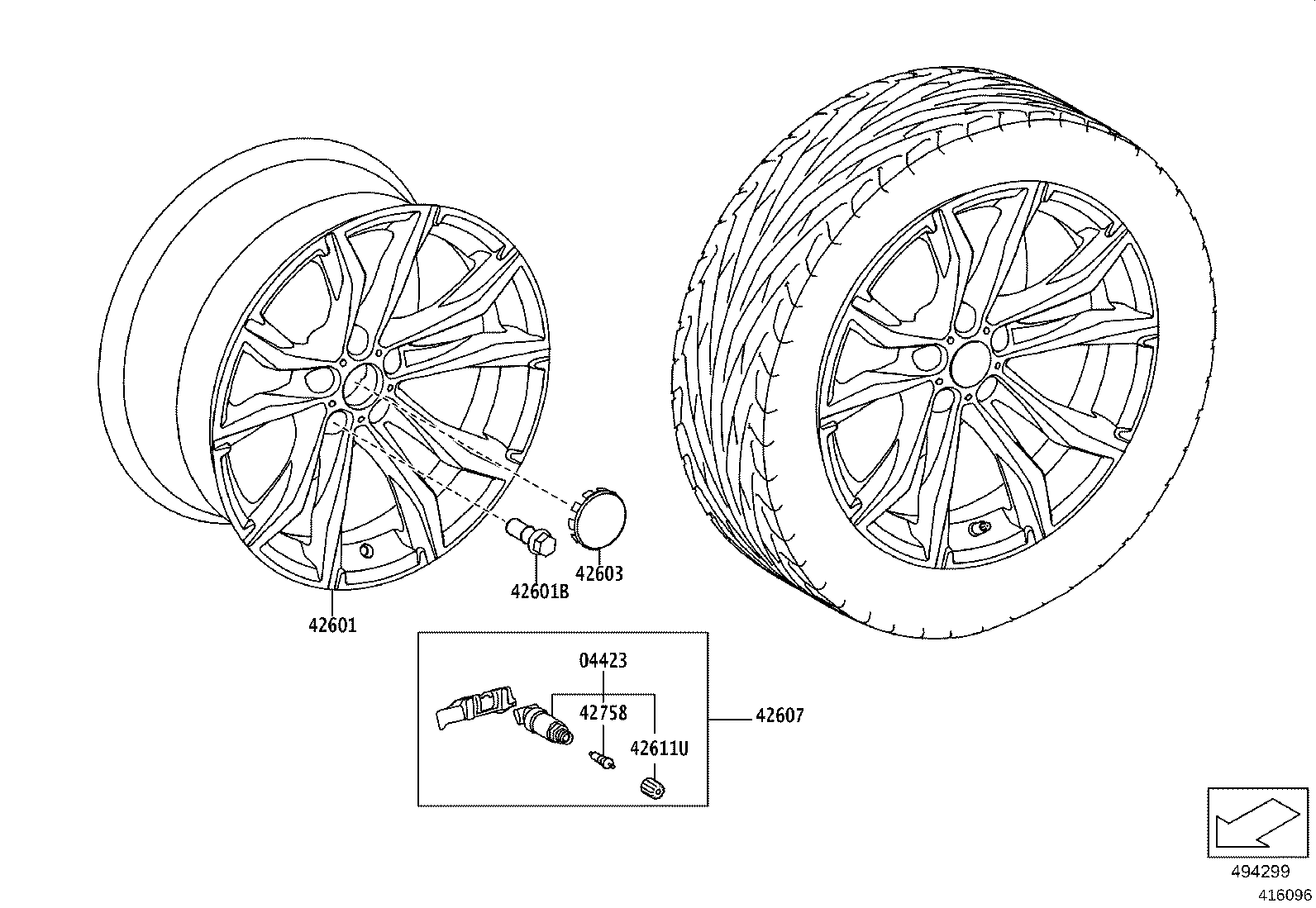 42611-WAA14 WHEEL, DISC product image