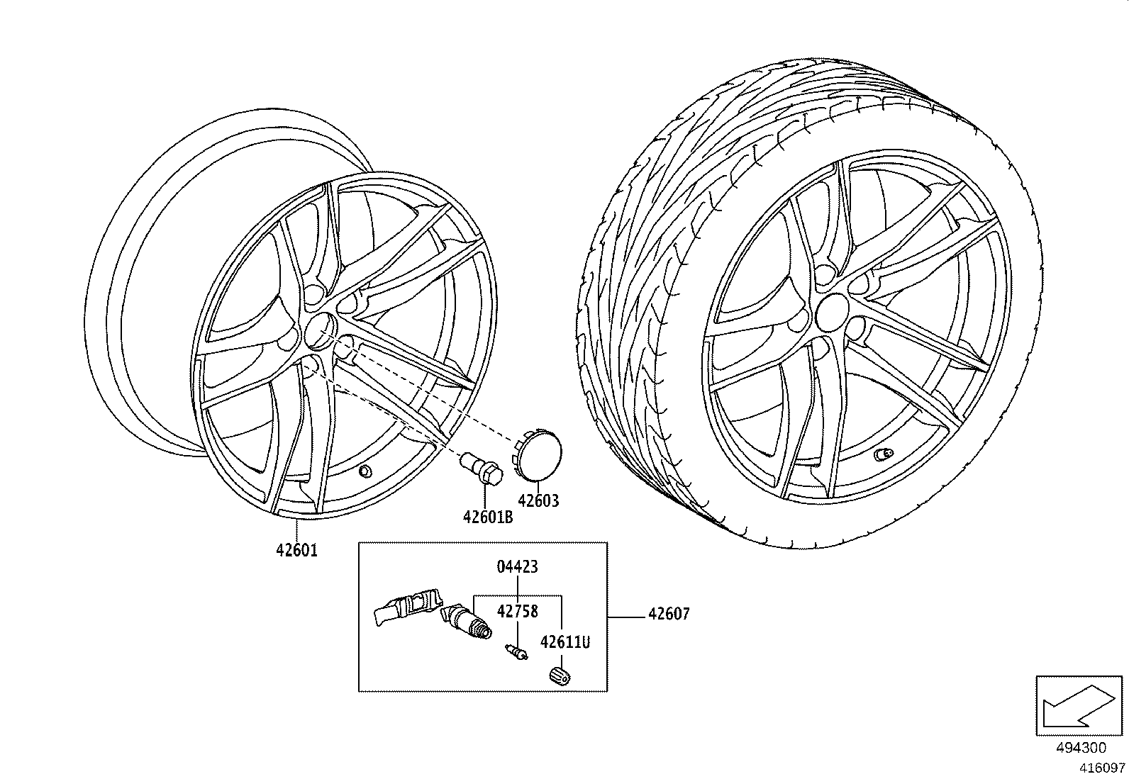 42611-WAA14 WHEEL, DISC product image