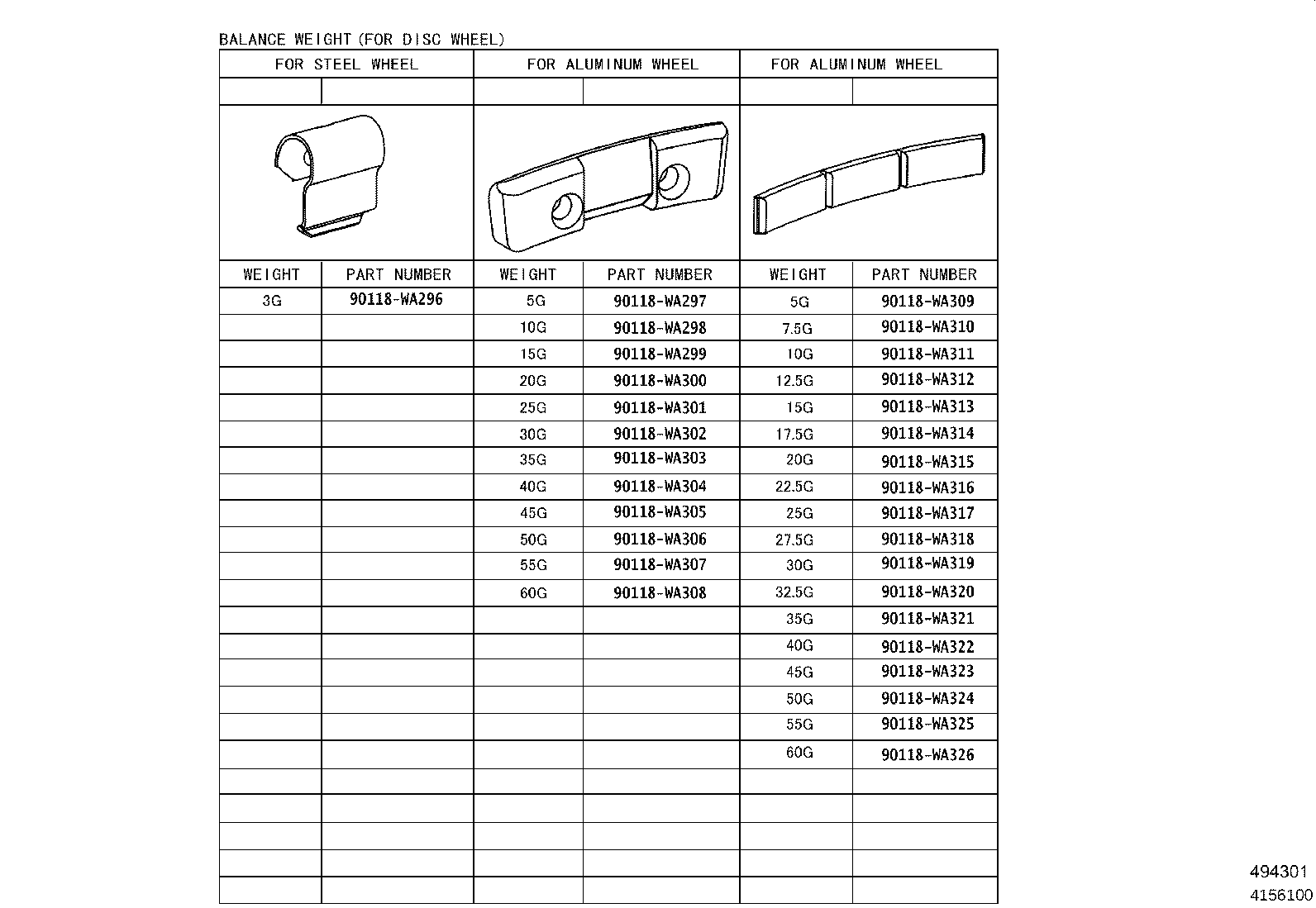 42611-WAA14 WHEEL, DISC product image