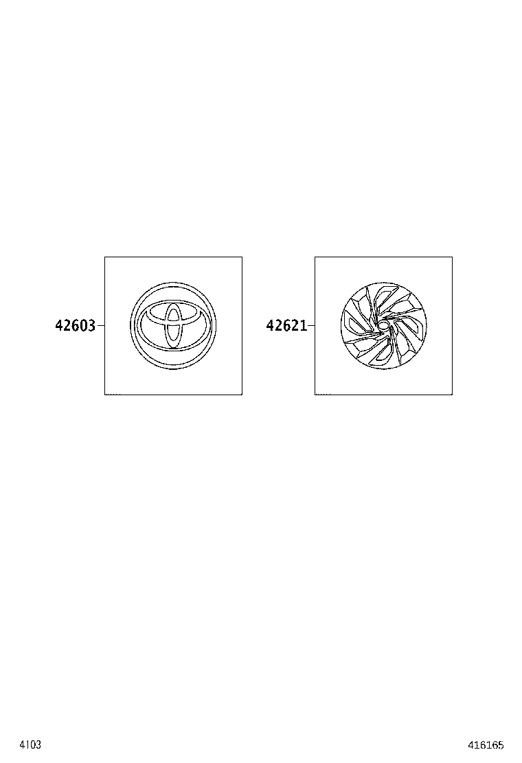 42602-BZ170 CAP, WHEEL product image