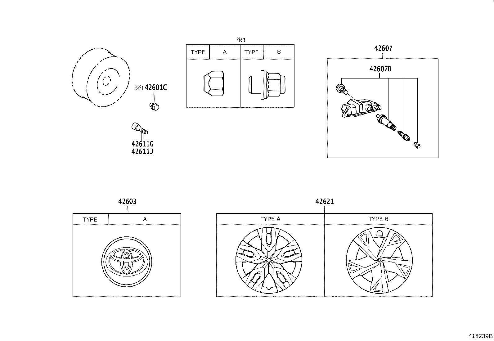 42602-47310 CAP, WHEEL product image
