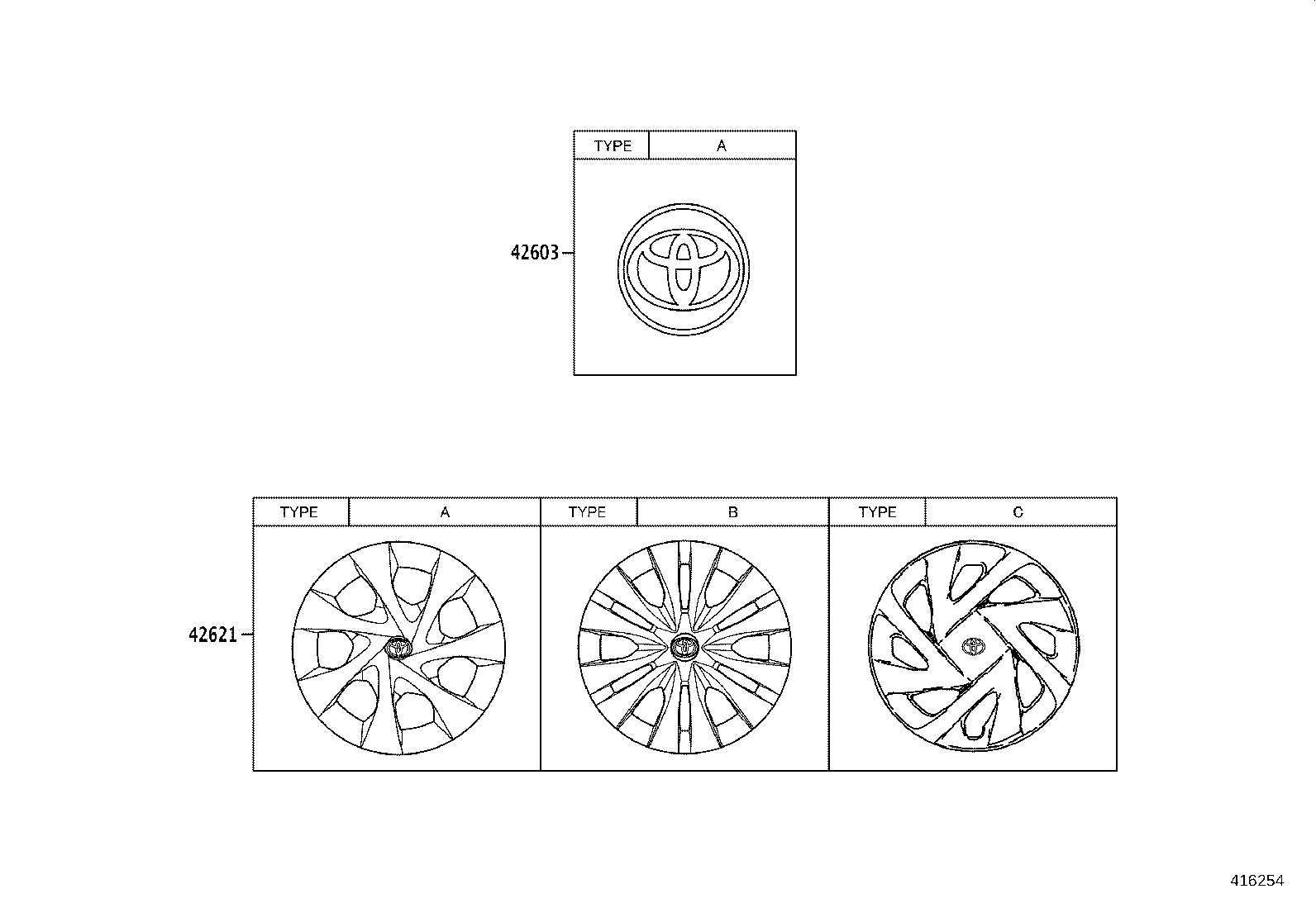 42611-YP480 WHEEL, DISC product image