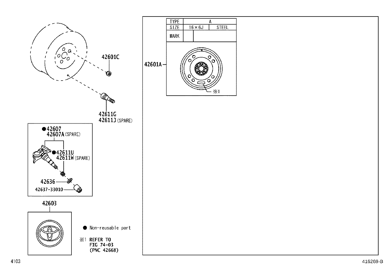 42611-BZF50 WHEEL, DISC product image