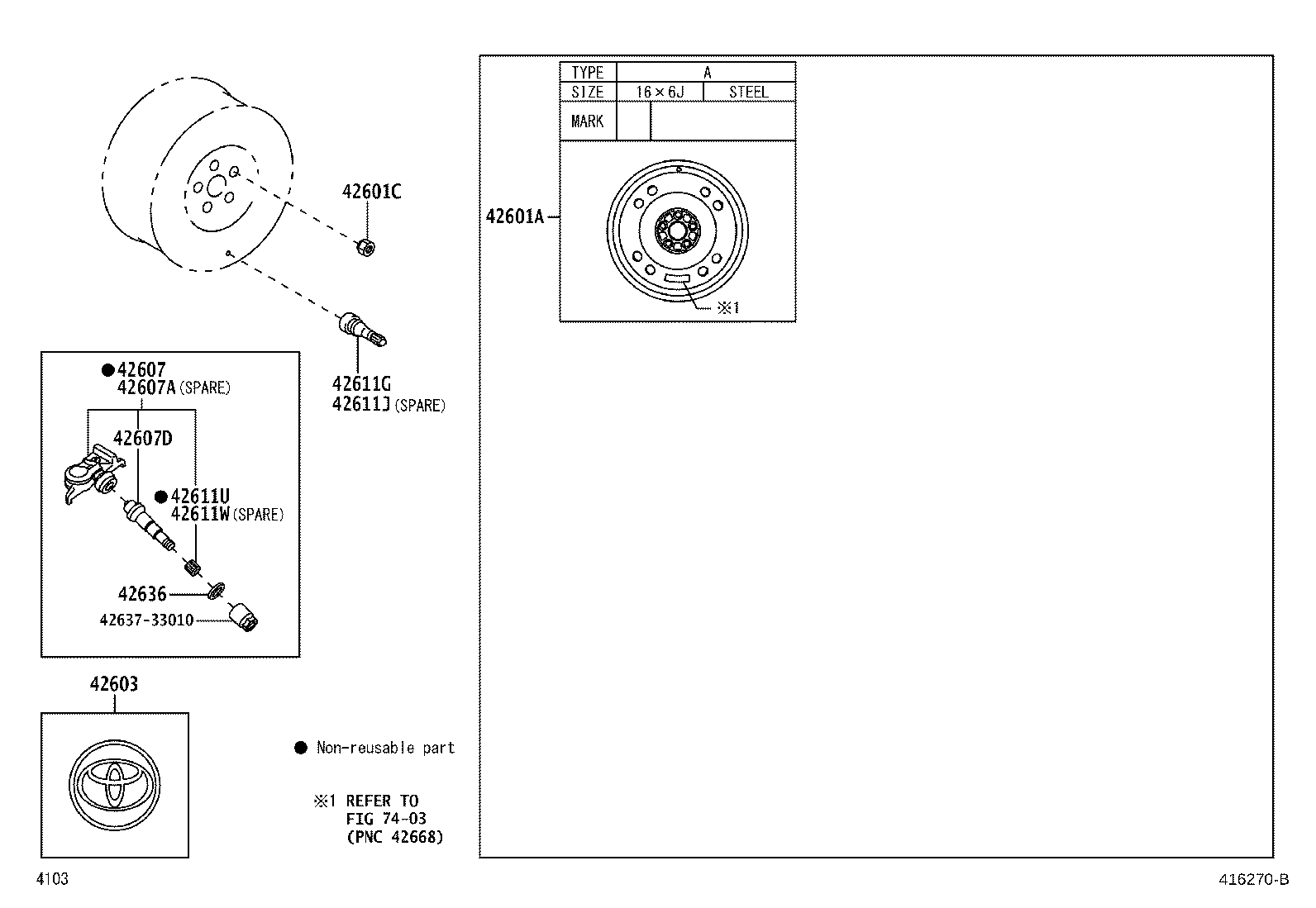 42611-BZF50 WHEEL, DISC product image