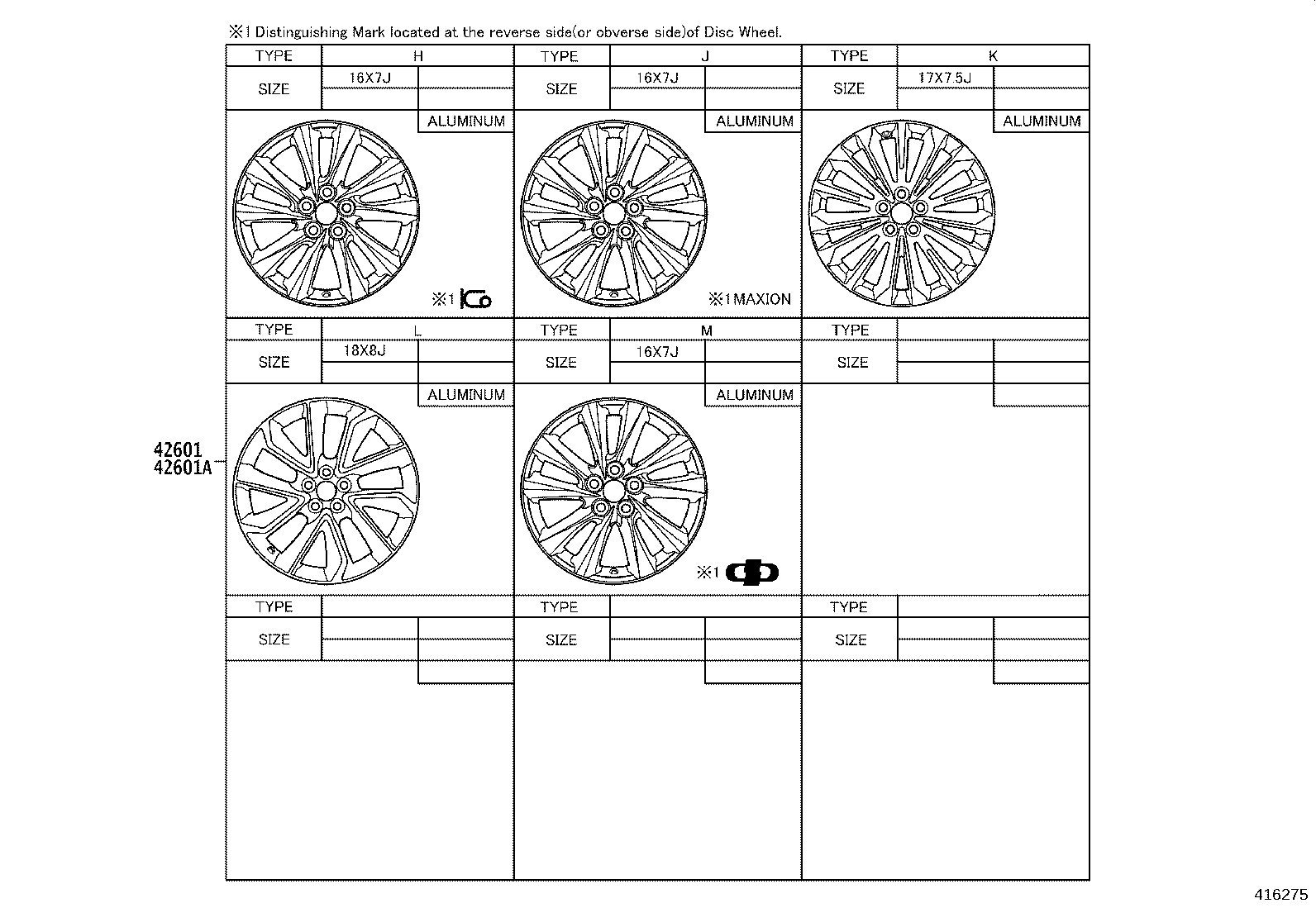 42602-02580 CAP, WHEEL product image