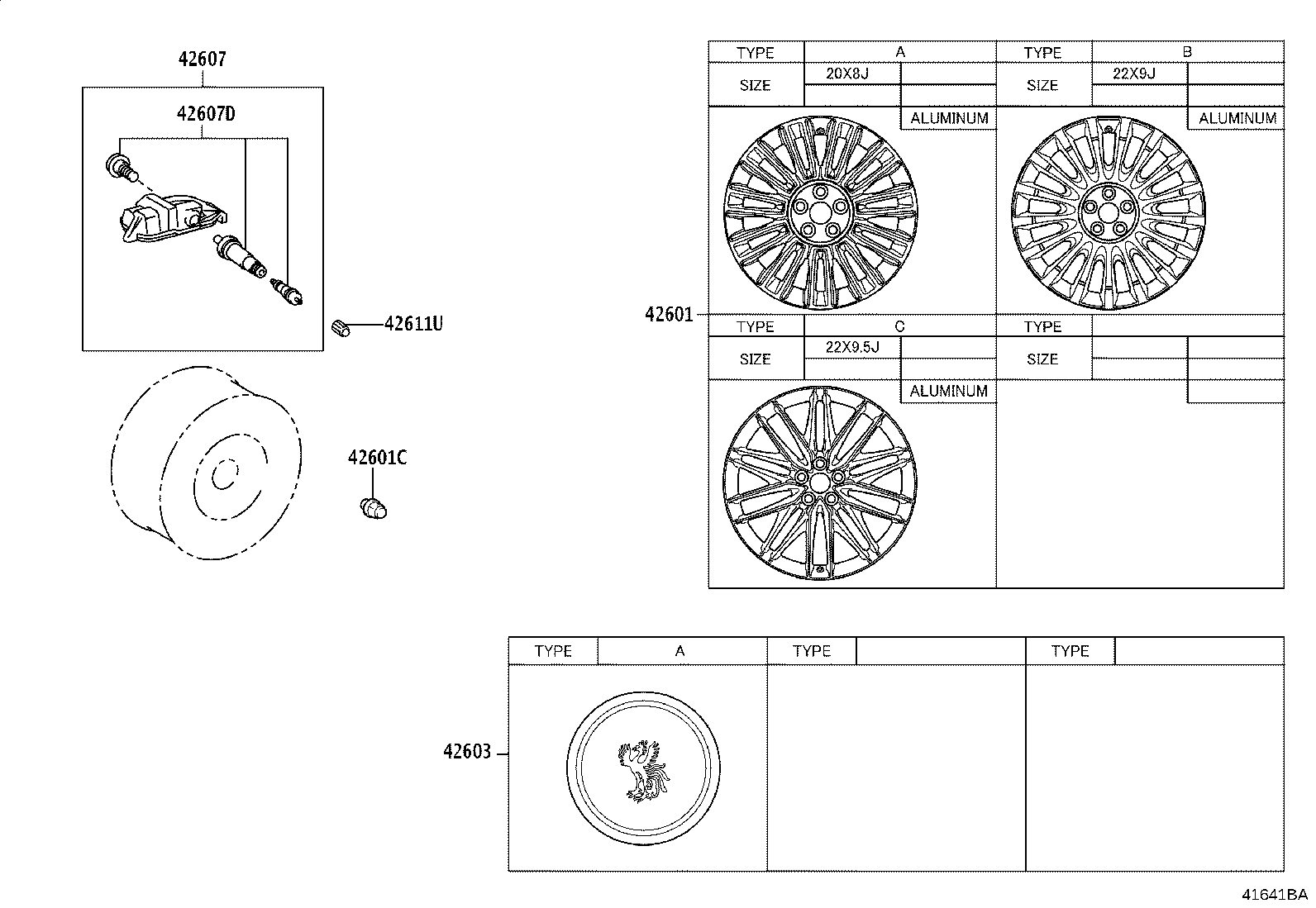 42611-40101 WHEEL, DISC product image
