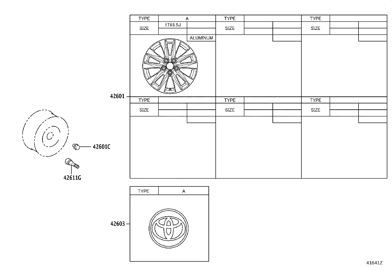 42611-0A110 WHEEL, DISC product image