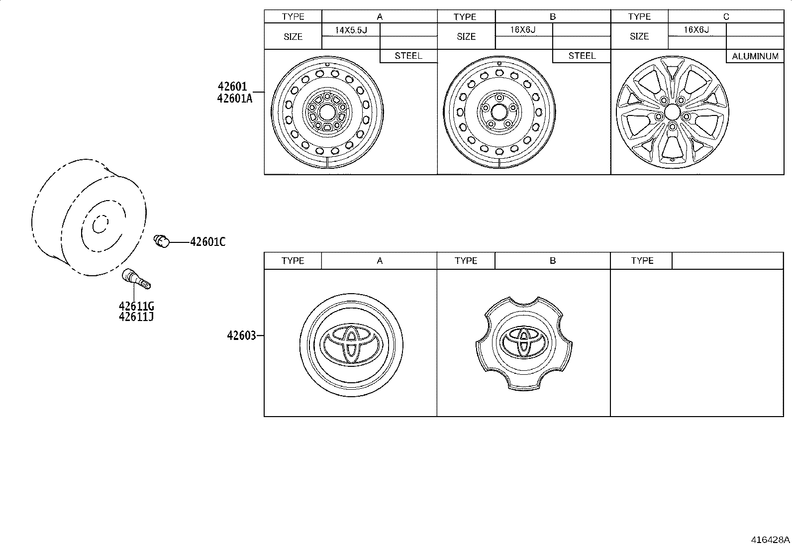 42611-0KX00 WHEEL, DISC product image