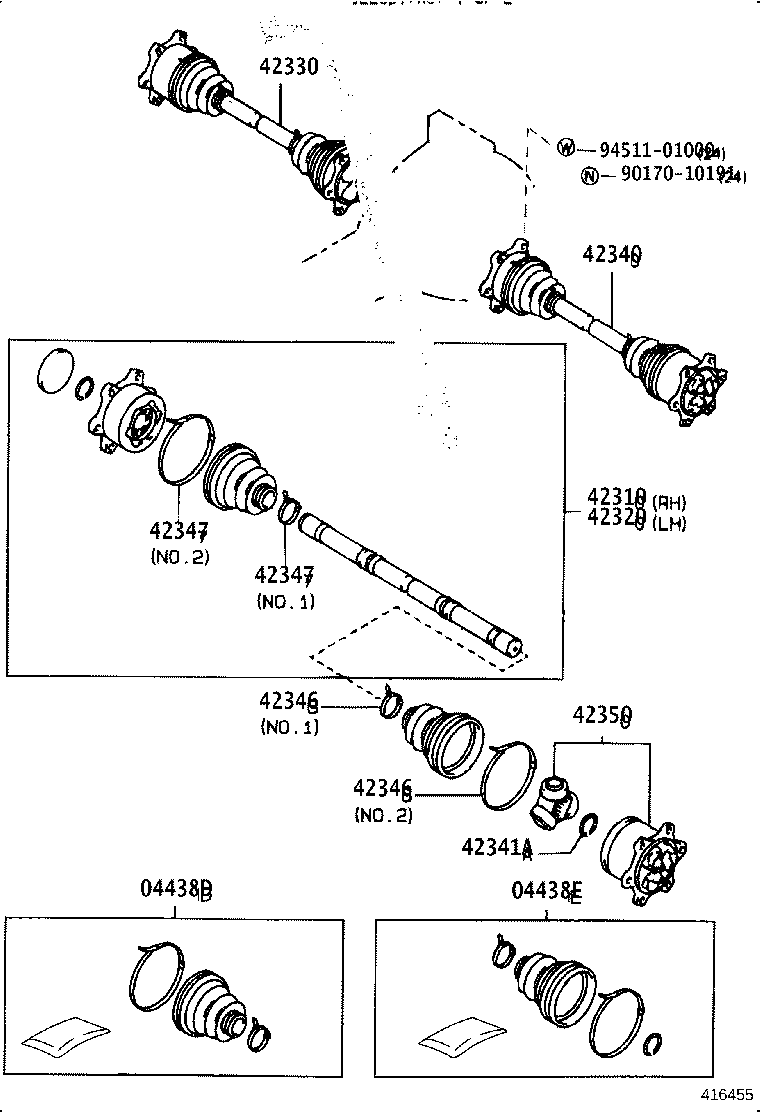 42431-30130 DISC, REAR product image