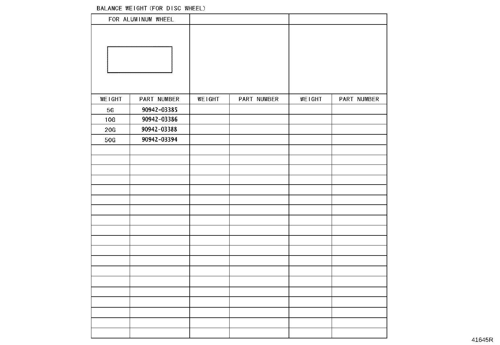 04423-0E070 FITTING KIT, TIRE PRESSURE MONITOR OR BALANCER VALVE product image