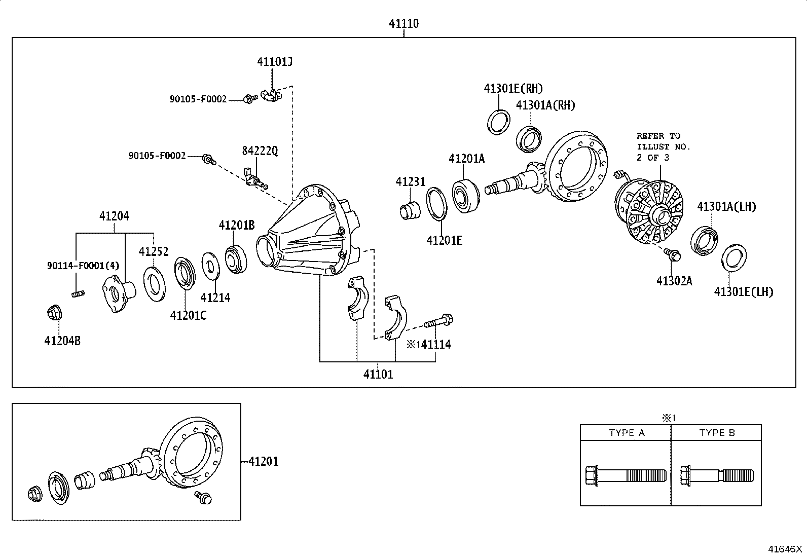 90178-T0144 NUT (FOR REAR DRIVE PINION) product image