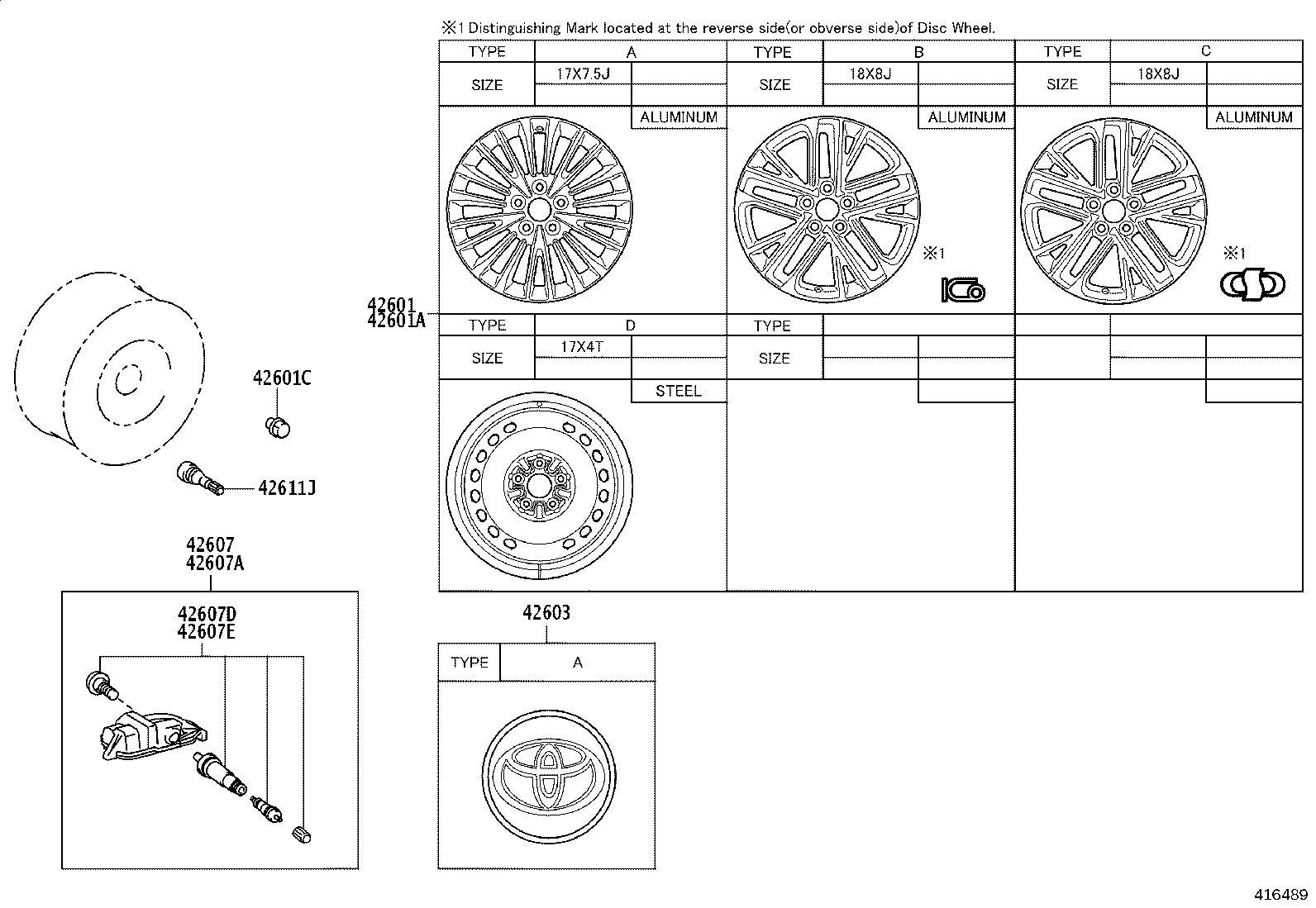 42611-06N40 WHEEL, DISC product image