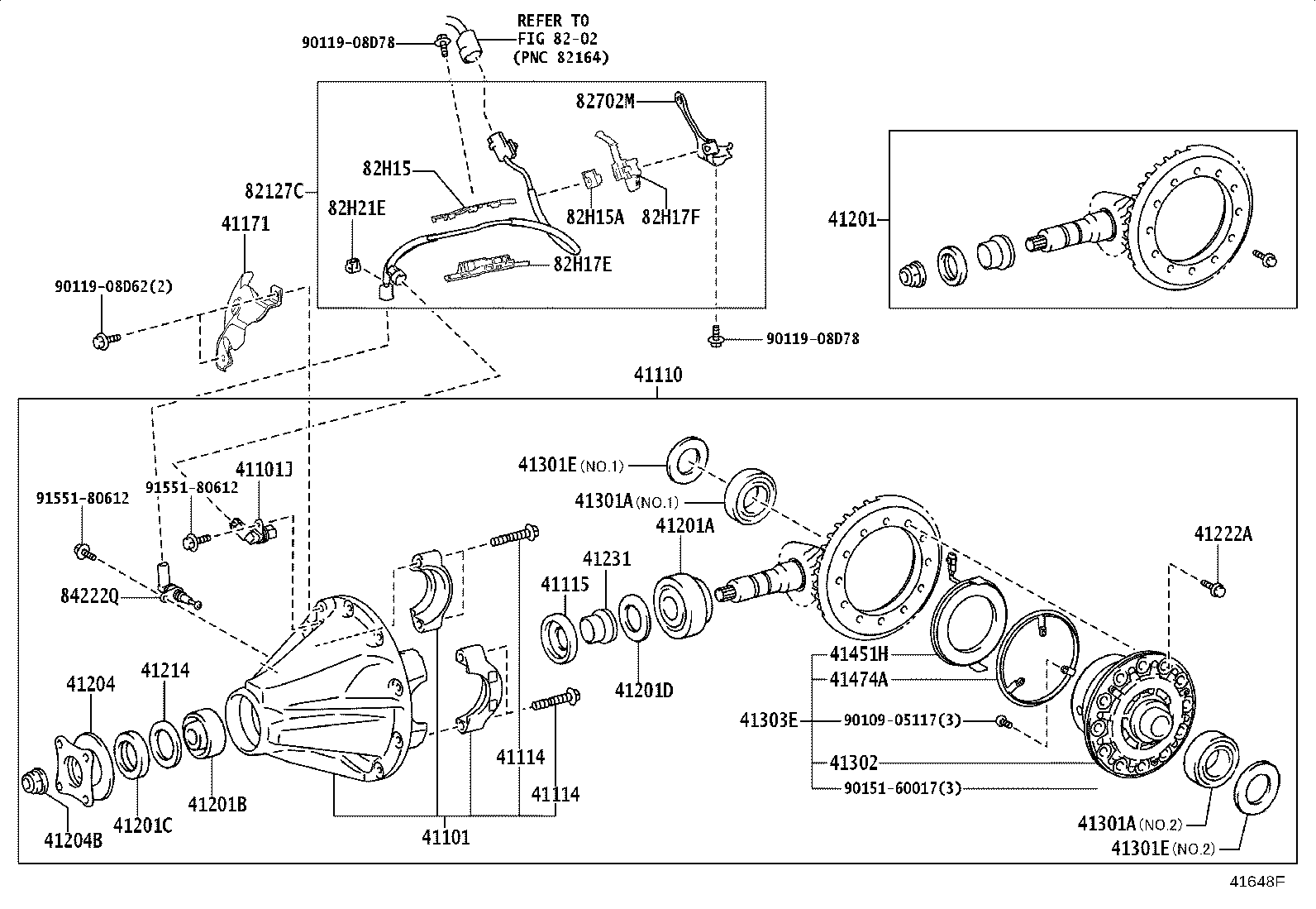 41301-60310 CASE SUB-ASSY, REAR DIFFERENTIAL product image