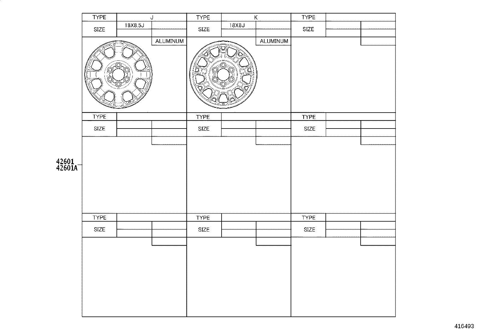 42611-YYD71 WHEEL, DISC product image