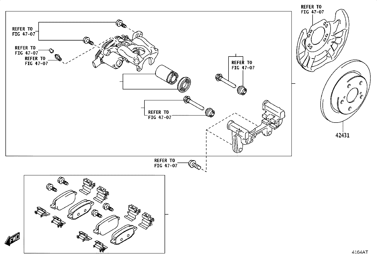 42113-WC003 PLATE, REAR AXLE HUB product image