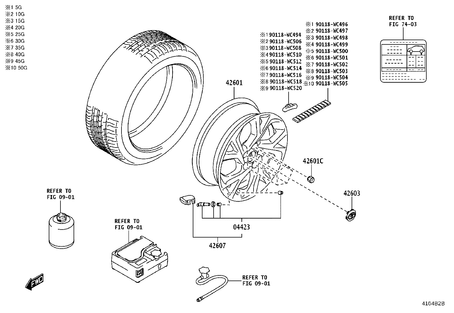 42607-WC006 VALVE SUB-ASSY, TIRE PRESSURE MONITOR product image
