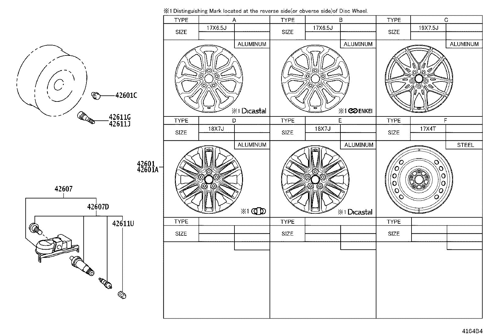 42611-16630 WHEEL, DISC product image