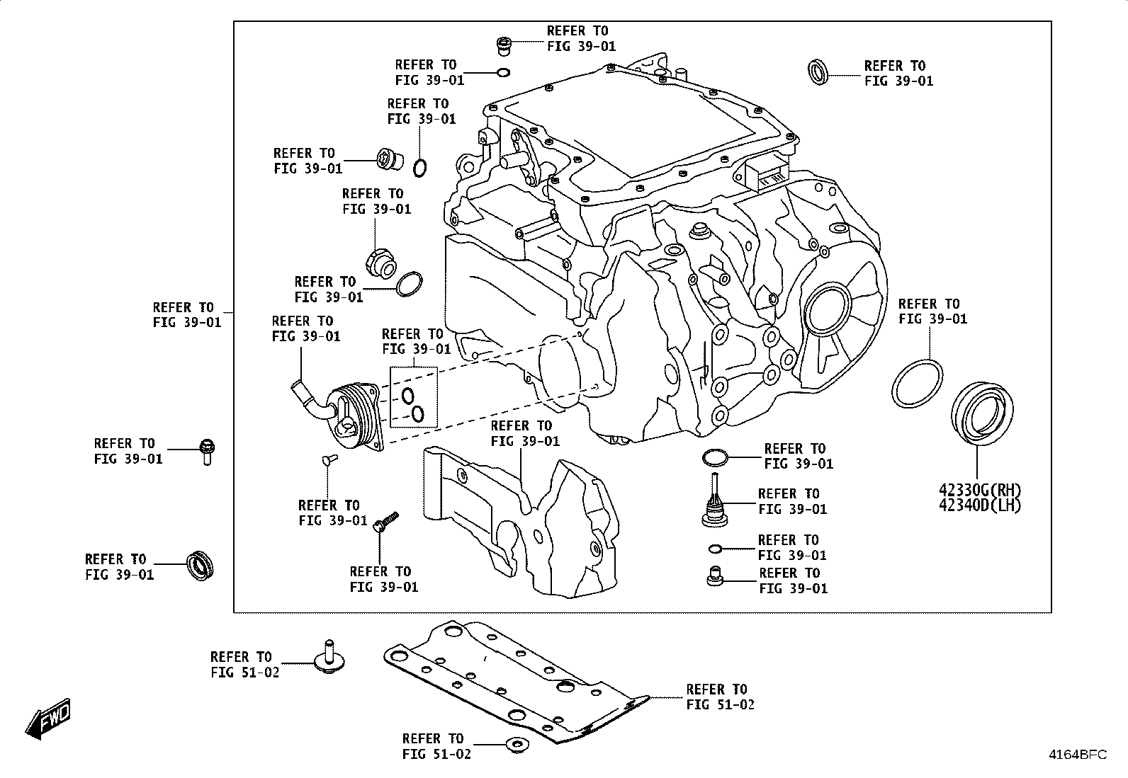 23129-WC002 OIL SEAL, REAR DRIVE SHAFT, RH product image