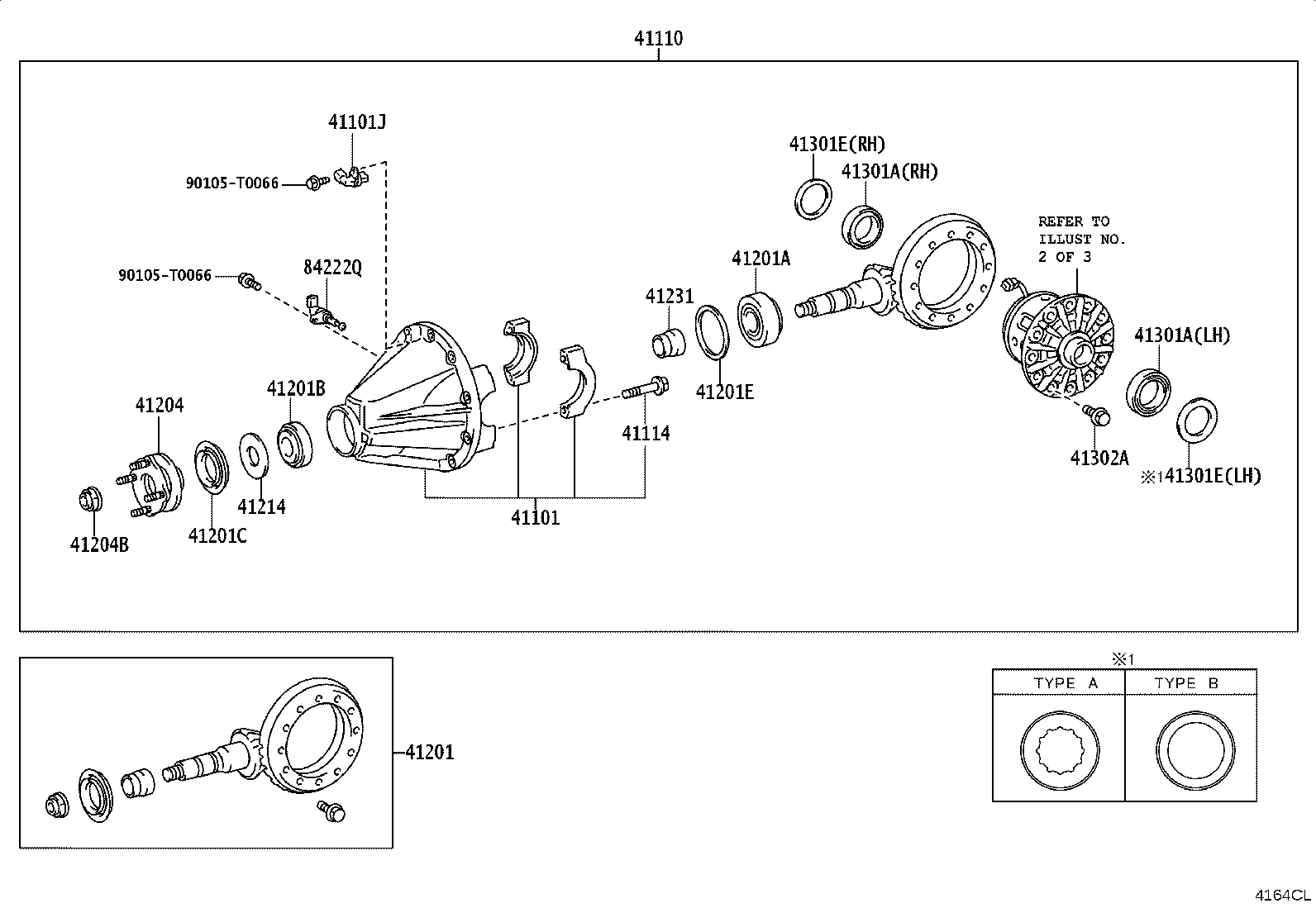 42110-KK340 HOUSING ASSY, REAR AXLE product image