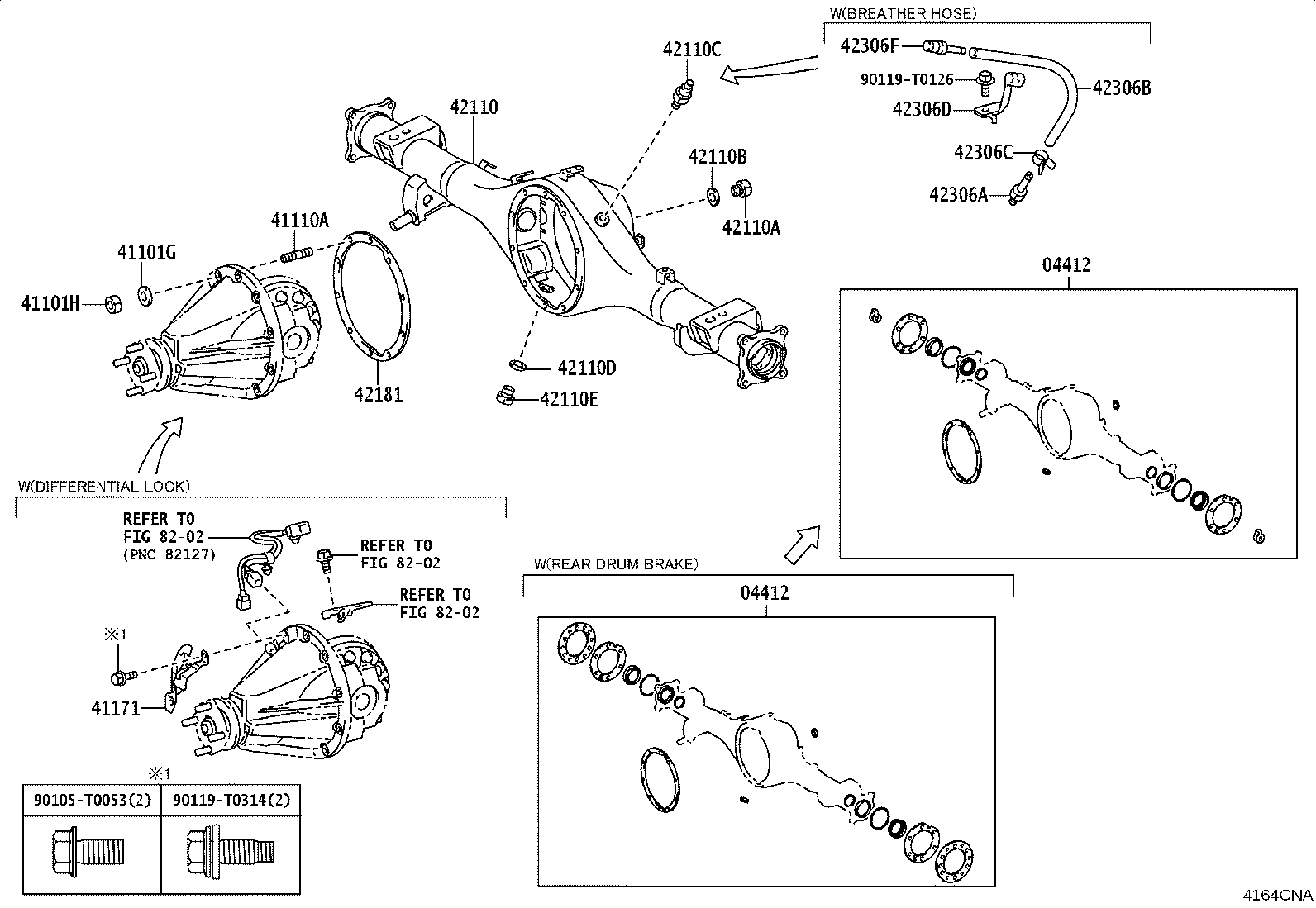 42110-KK340 HOUSING ASSY, REAR AXLE product image