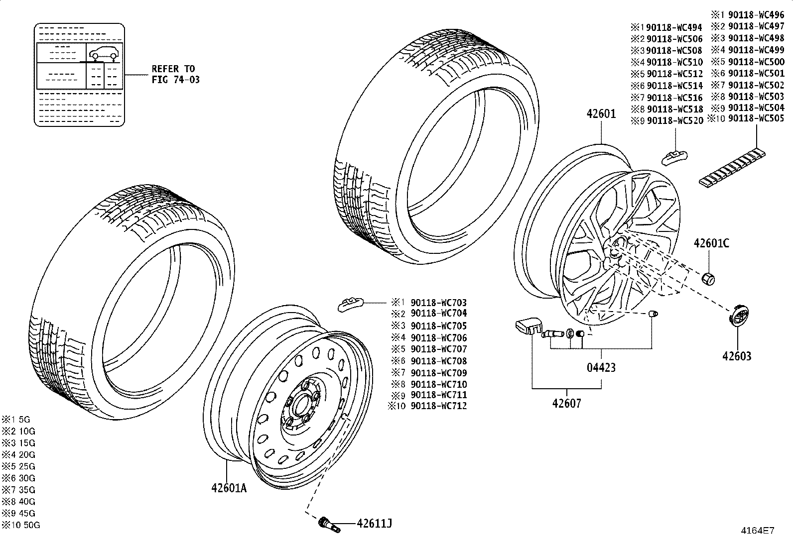 42611-WC026 WHEEL, DISC product image