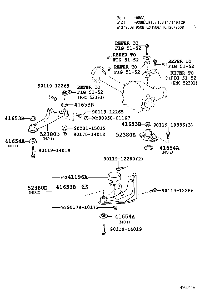 41101-26020 CARRIER SUB-ASSY, DIFFERENTIAL, FRONT product image
