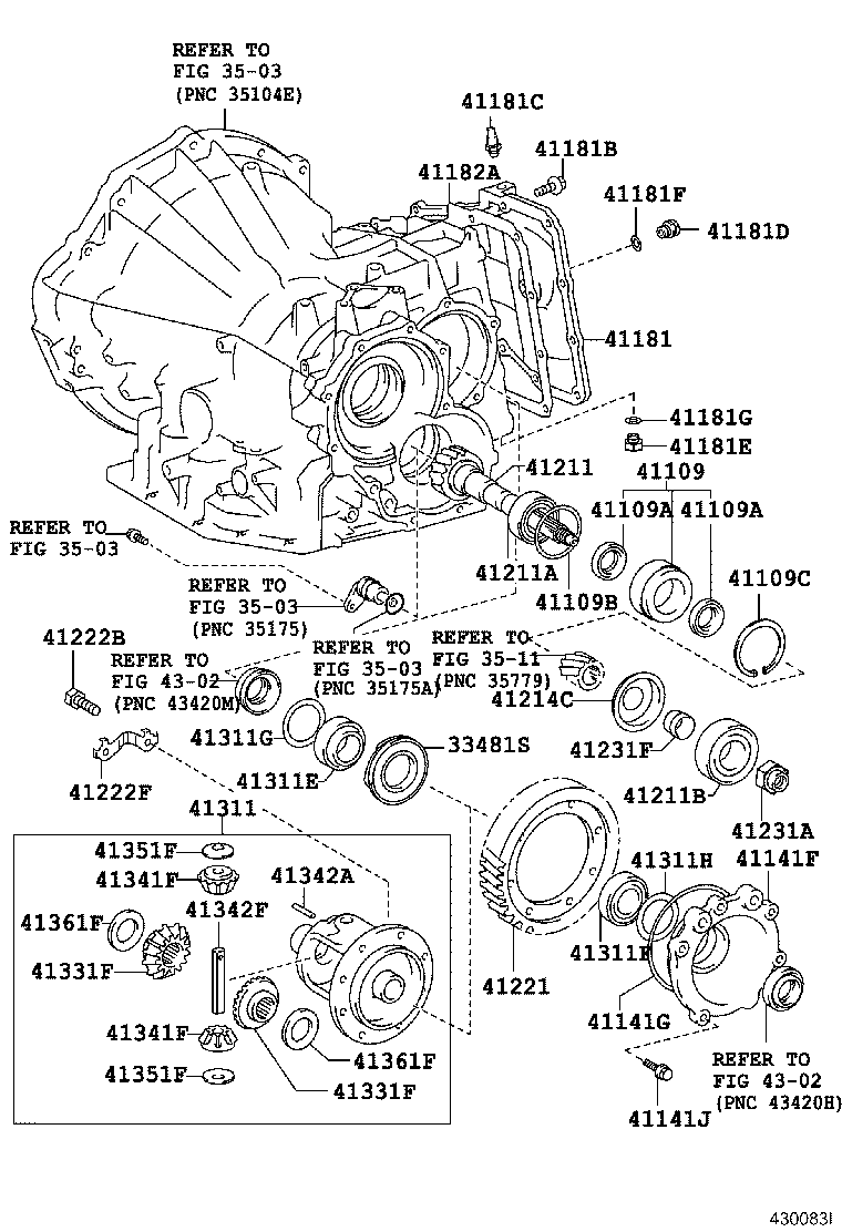 33481-42041 GEAR, SPEEDOMETER DRIVE (MTM) product image