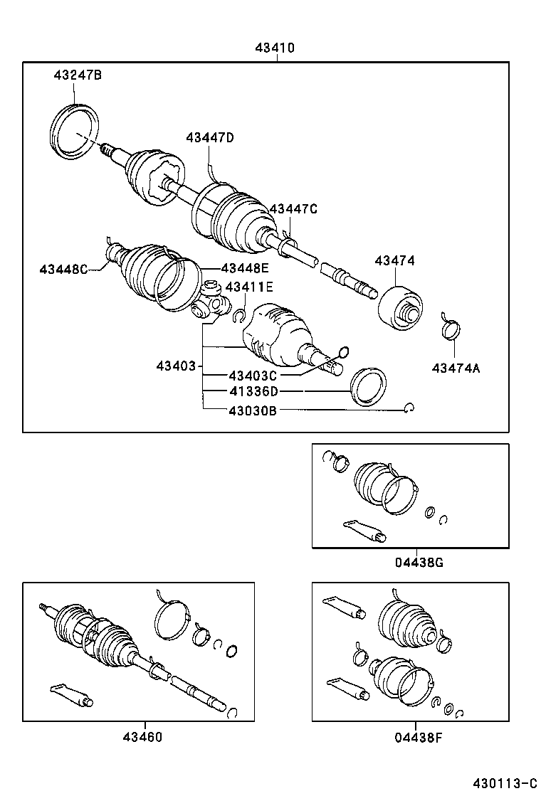 90105-10285 BOLT (FOR DRIVE SHAFT BEARING BRACKET SETTING NO.1) product image